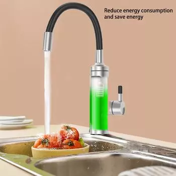 Домашний дисплей температуры термостат из нержавеющей стали электрический кран водонагреватель кран мгновенный кран для горячей воды кухонные принадлежности CHINA