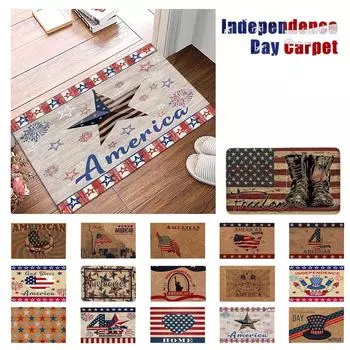 Домашний дверной коврик, коврик для дома и улицы, коврик для входной двери для наружного крыльца, входные коврики на День независимости, патриотическое украшение One Size