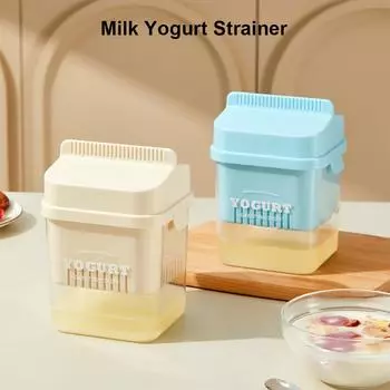 Домашний фильтр для йогурта Домашний многофункциональный сепаратор сыворотки Охлаждаемый прессовый тип машины для йогурта Фильтр-сетка для сыра Square Yogurt Filter