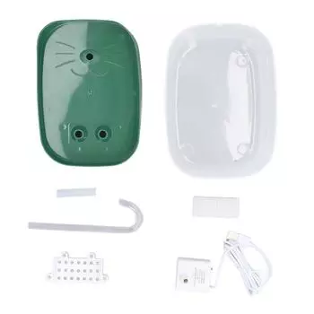 Домашний фонтанчик для воды тихий интеллектуальный длительный срок службы батареи радарный датчик фонтанчик для кошек миска для воды для индо