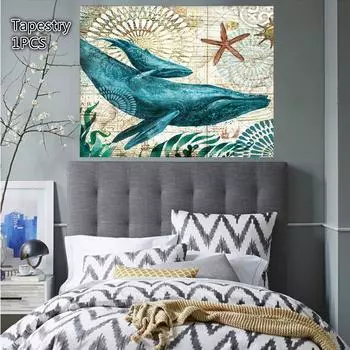 Домашний гобелен, настенный фотофон, декоративный брезент Style 1