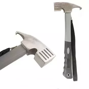 Домашний гвоздодер, многофункциональный молоток для забивания гвоздей, молоток для навеса палатки кемпинга синий