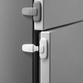 Домашний холодильник Холодильник Морозильник Дверной замок Защелка Малыш Дети Детский шкафчик Замки Детская безопасность Детский замок белый