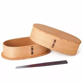 Домашний кедр акита Одате Магеваппа Бенто Одате Бенто Одате Когейша палочки для еды Подарок Можно упаковать (большой) Bento