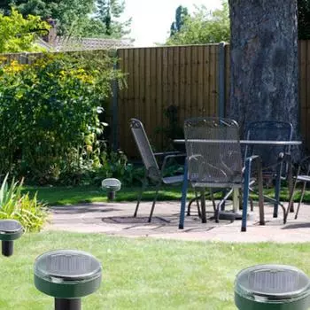 Домашний комплект, 4 шт., репеллент от моликрыс, солнечный ультразвуковой отпугиватель, средство от вредителей для сада, шипов one size