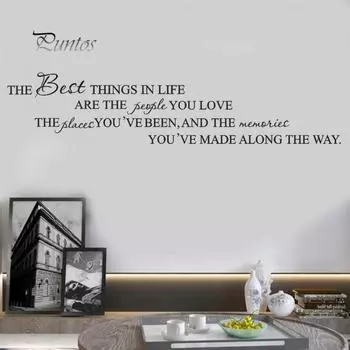 Домашний комплект Лучшие вещи Наклейка на стену Гостиная Обои Фреска Наклейка Домашнее искусство Декор one size