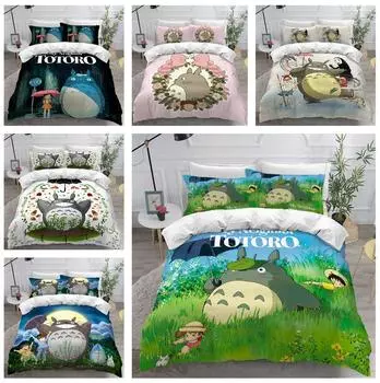 Домашний комплект постельного белья с мультяшными животными, чехол для постельного белья и наволочка, комплект постельного белья, AU/EU/US, полный размер, украшение для дома Baby 100x135cm