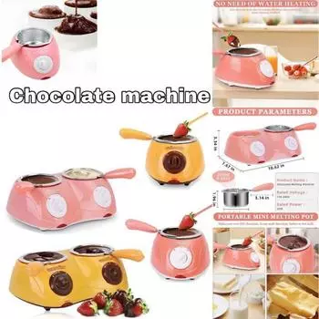 Домашний котел для плавления шоколада, кухонные инструменты для выпечки торта, печь для плавления шоколада своими руками Single pot розовый