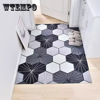 Домашний ковер от двери до двери, коврик для двери в скандинавском стиле, нескользящий впитывающий коврик для гостиной 100*160cm