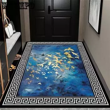 Домашний ковер прикроватный ковер ванная комната водопоглощающий противоскользящий коврик для спальни домашний ковер у входа в дверь 80X100cm