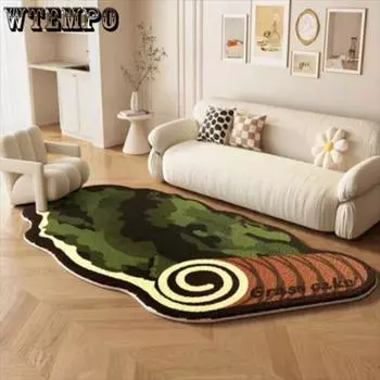 Домашний ковер ретро неправильной формы ковер гостиная новый винтажный стиль спальня гардероб напольный коврик 50cm * 120cm