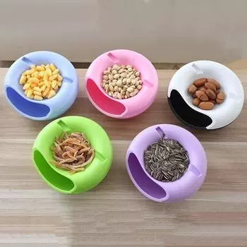 Домашний креативный фруктовый поднос корзина для слива бытовой поднос для конфет коробка кухня гостиная ленивые семена дыни домашние инструменты фиолетовый