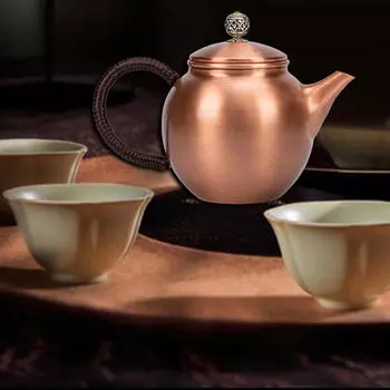 Домашний медный чайник многофункциональный чайник для воды подарки на новоселье прочный маленький чайник 300 мл чай