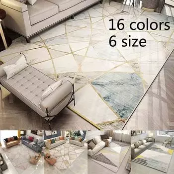 Домашний моющийся 3D-коврик для гостиной, современная мода, 3D-печать, геометрический напольный ковер, ковер для гостиной, коврик для спальни, туалета 40X60