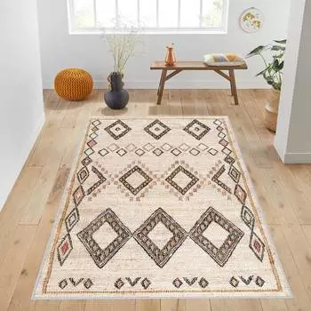 Домашний моющийся ковер Eliana с принтом LNA1010