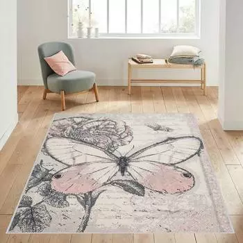 Домашний моющийся ковер Eliana с принтом LNA1419