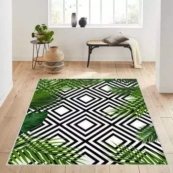 Домашний моющийся ковер с принтом Eliana LNA0203-SD424