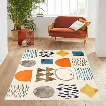 Домашний моющийся ковер с принтом Eliana LNA0588