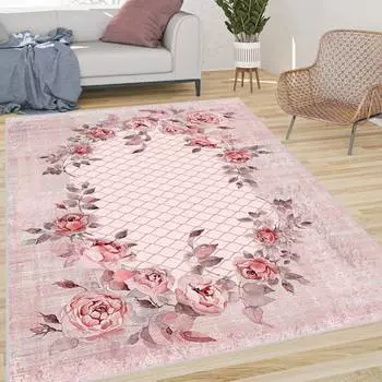 Домашний моющийся ковер с принтом Eliana LNA0654