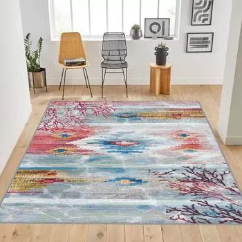 Домашний моющийся ковер с принтом Eliana LNA1781