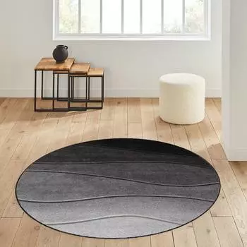 Домашний моющийся круглый ковер с принтом Eliana LNA7099