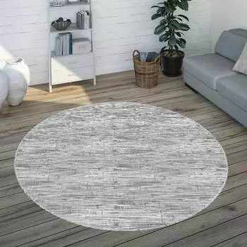 Домашний моющийся круглый ковер с принтом Eliana LNA7085