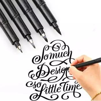 Домашний набор Мягкая ручка Тетрадь Каллиграфия Искусство Дизайн Проверка Эскиз Заправляемая кисть с чернилами 1 Brush tip