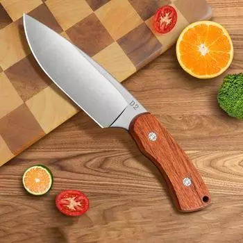 Домашний нож для мяса из цельного дерева с высокой твердостью и утолщением, острый нож для фруктов, портативный многофункциональный нож