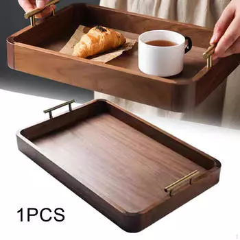 Домашний поднос для сервировки фруктов и органайзер для косметики кухонный стол 34cmx24cmx6cm