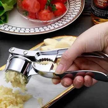 Домашний пресс для чеснока, дробилка, кухонный измельчитель для чеснока из нержавеющей стали, соковыжималка, ручной пресс, шлифовальный инструмент A