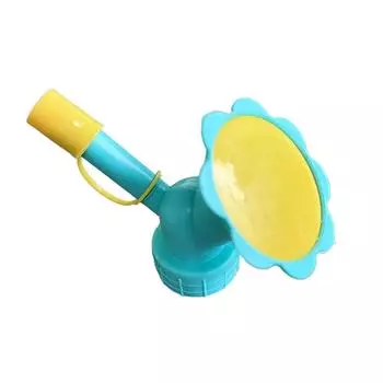 Домашний сад Цветы Растения Водный разбрызгиватель Для полива цветов Бутылочные лейки Разбрызгиватель 2 в 1 Пластиковый разбрызгиватель Насадка синий
