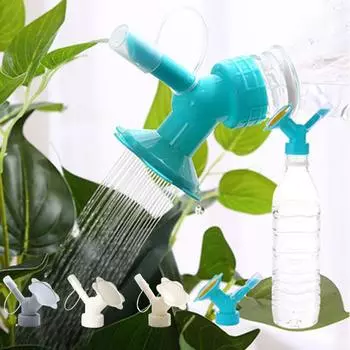 Домашний сад Цветы Растения Водный разбрызгиватель для полива бутылок лейки разбрызгиватель 2 в 1 Пластиковый разбрызгиватель Насадка абрикосовый