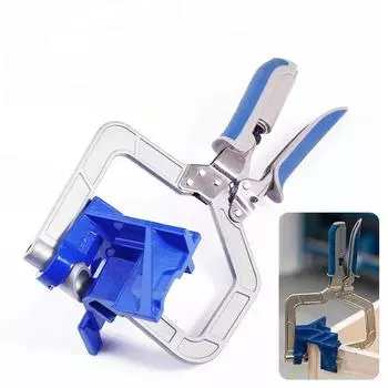 Домашний шкаф Прямоугольный крепежный инструмент для пробивки отверстий Установщик 90-градусный Прямоугольный зажим для деревообрабатывающего инструмента Плоскогубцы Quick Right Angle