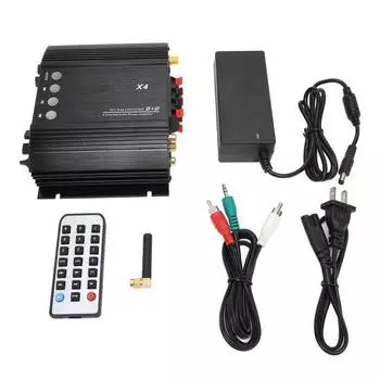 Домашний стереоусилитель Bluetooth 5.0 коаксиальный оптоволоконный 4-канальный беспроводной домашний кинотеатр приемник AC100220V