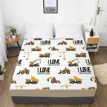 Домашний текстиль 3D-печать с рисунком динозавра Простыня Наматрасник Резинка Простыня Постельные принадлежности 120x200