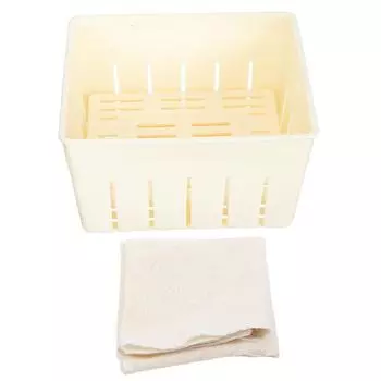 Домашний тофу Stamper Bean Curd Makers Пластиковые формы Squeezer Making Moulds Pp Household 14.00X10.50X9.50CM бежевый