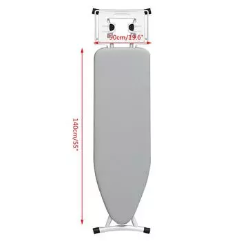 Домашний универсальный мягкий чехол для гладильной доски с серебряным покрытием, тяжелый термостойкий коврик Large