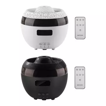 Домашний увлажнитель воздуха Креативный, легкий в переноске, многофункциональный для путешествий, спальни в общежитии чёрный