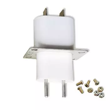 Домашняя электронная микроволновая печь Магнетрон накаливания 4-контактный преобразователь розеток белый белый