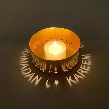 Домашняя атмосфера небольшой проекционный подсвечник праздничный железный проекционный подсвечник домашний подсвечник с буквами воска украшение для дома