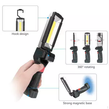 Домашняя аварийная лампа с вращающимся основанием