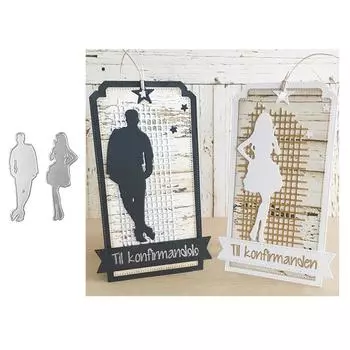 Домашняя безопасность Металл DIY Альбом Тиснение Резка умирает Бумажная карточка