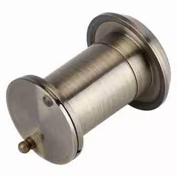 Домашняя безопасность Оптическое стекло 220 градусов широкоугольный дверной прицел (бронза)