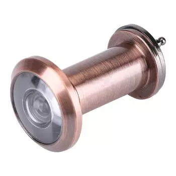 Домашняя безопасность Оптическое стекло Широкоугольный дверной глазок Дверной глазок (Красная бронза)