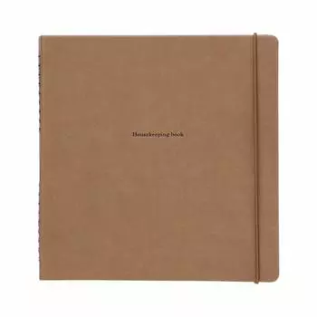 Домашняя бухгалтерская книга Записка Домашняя бухгалтерская книга Pavo High Tide HIGHTIDE Легкая домашняя бухгалтерская книга Темно-бежевый [CP014]