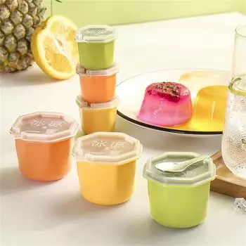 Домашняя форма для льда Многоцелевая форма для пудинга Коробка для йогурта Форма для домашнего мороженого Домашние ледяные шарики Коробка для желе