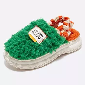 Домашняя хлопковая обувь зимние парные домашние тапочки сохраняют тепло плюшевые тапочки для спальни на толстом меху женские тапочки 40 белый