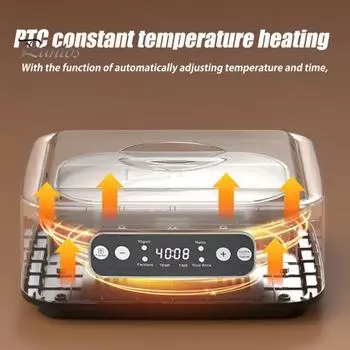 Домашняя йогуртница с большой емкостью, цифровым дисплеем, регулируемой постоянной температурой, многоцелевая пробиотическая машина A EU