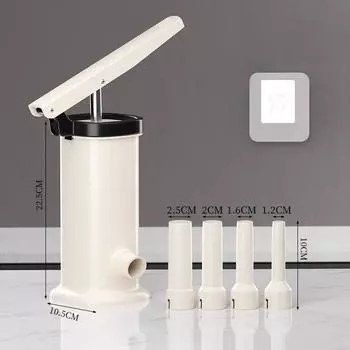 Домашняя колбасная машина с набивной трубой, ручная, быстрая, для набивки мяса, машина для наполнения, большая вместимость, сверхпрочные кухонные инструменты