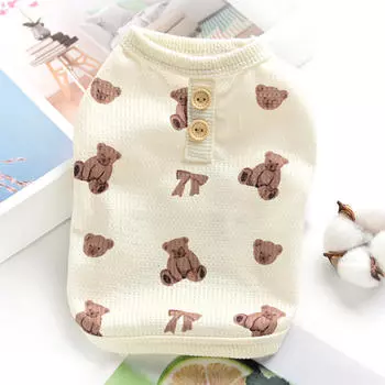 Домашняя кошка собака одежда четвероногая одежда против выпадения шерсти маленькая собака весна и лето тонкий жилет S